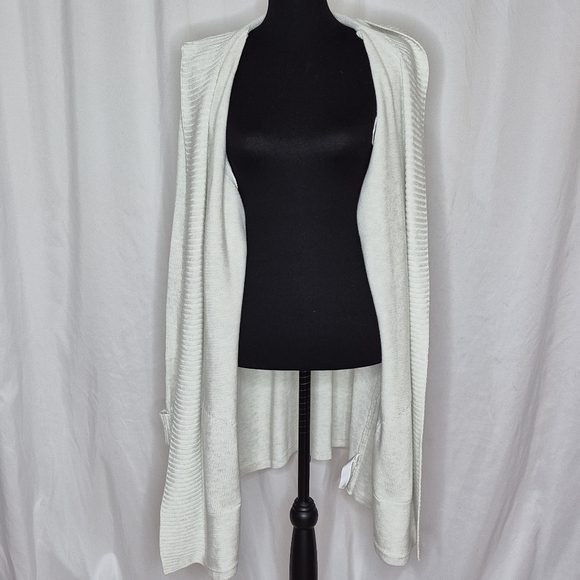 Tahari Open Front Hooded Cardigan - Size 3X - Picture 8 of 12